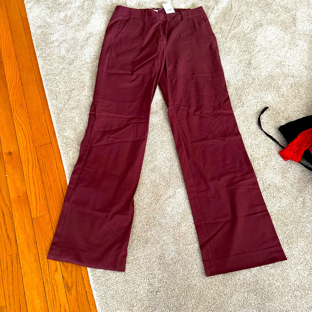 NWT Burgundy Pants